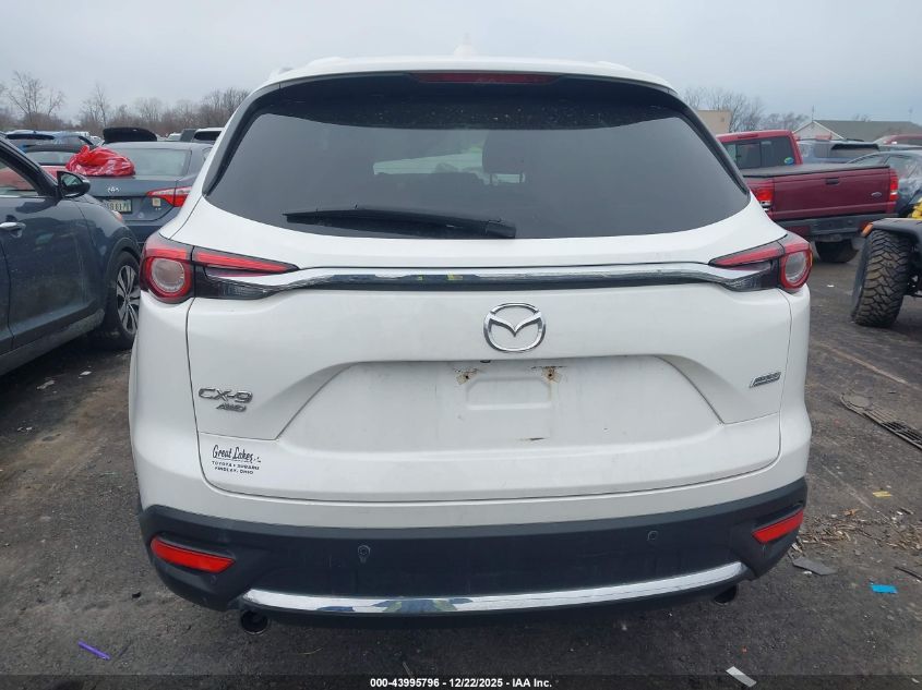 2016 Mazda Cx-9 Grand Touring VIN: JM3TCBDYXG0125895 Lot: 43995796