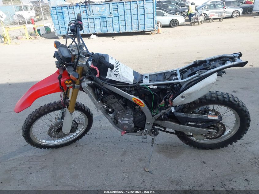 2015 Honda Crf250 L VIN: MLHMD3819F5203613 Lot: 43995822