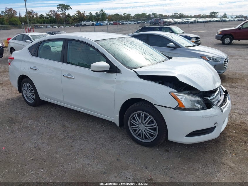 3N1AB7AP0EY284247 2014 Nissan Sentra Sv auction photo 1