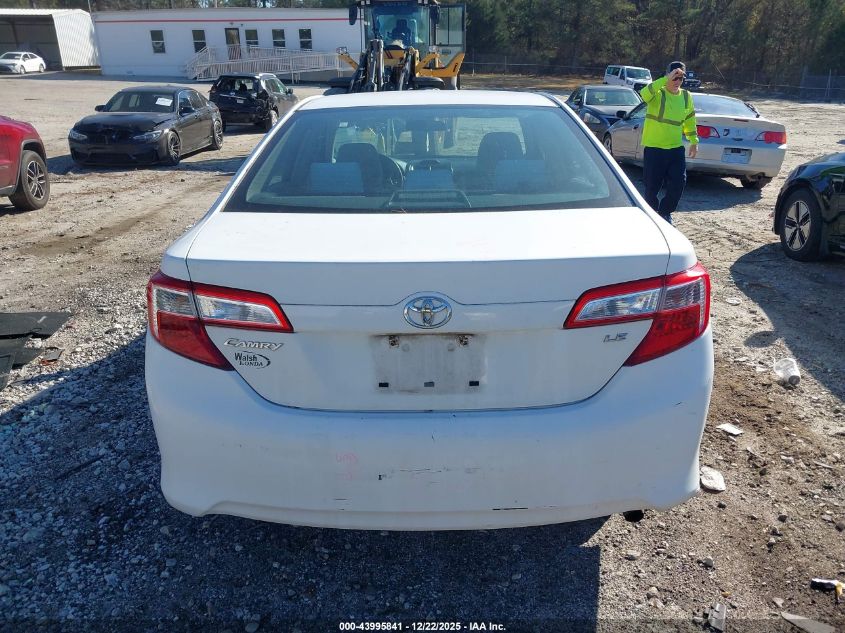 2012 Toyota Camry Le VIN: 4T1BF1FK9CU564907 Lot: 43995841