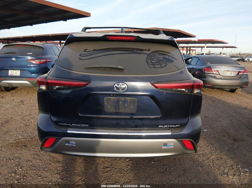 2023 Toyota Highlander Platinum VIN: 5TDKDRAH0PS042519 Lot: 43995848