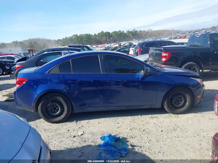 2013 Chevrolet Cruze Ls Auto VIN: 1G1PA5SH7D7255522 Lot: 43995859