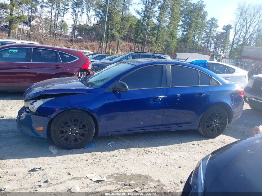 2013 Chevrolet Cruze Ls Auto VIN: 1G1PA5SH7D7255522 Lot: 43995859