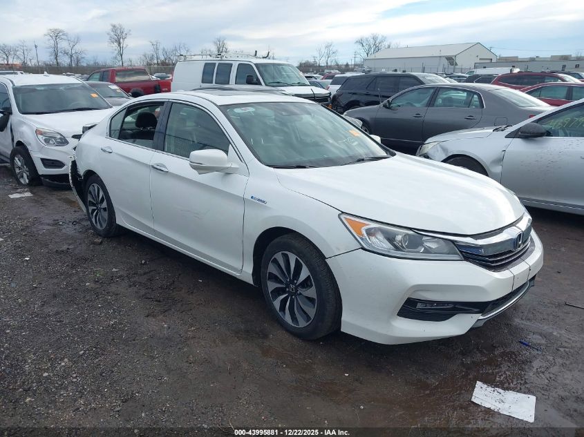2017 Honda Accord Hybrid Ex-L VIN: JHMCR6F51HC005404 Lot: 43995881