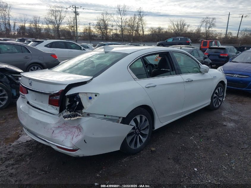 2017 Honda Accord Hybrid Ex-L VIN: JHMCR6F51HC005404 Lot: 43995881