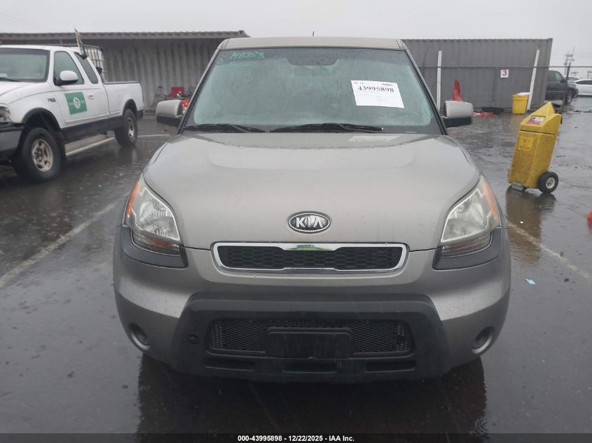 2011 Kia Soul + VIN: KNDJT2A20B7214083 Lot: 43995898