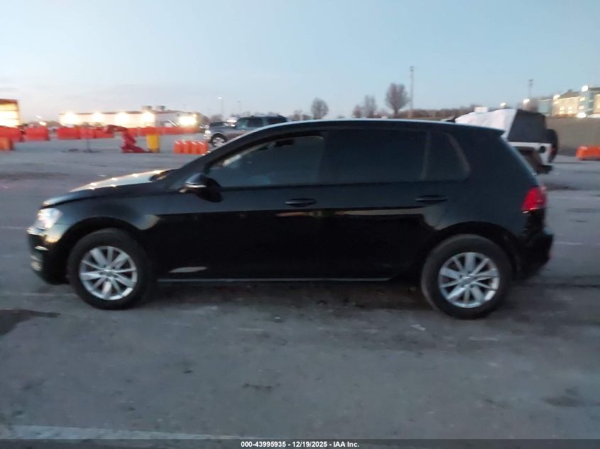 2017 Volkswagen Golf Tsi S 4-Door/Tsi Se 4-Door/Tsi Sel 4-Door/Tsi Wolfsburg Edition 4-Door VIN: 3VW217AU3HM045004 Lot: 43995935