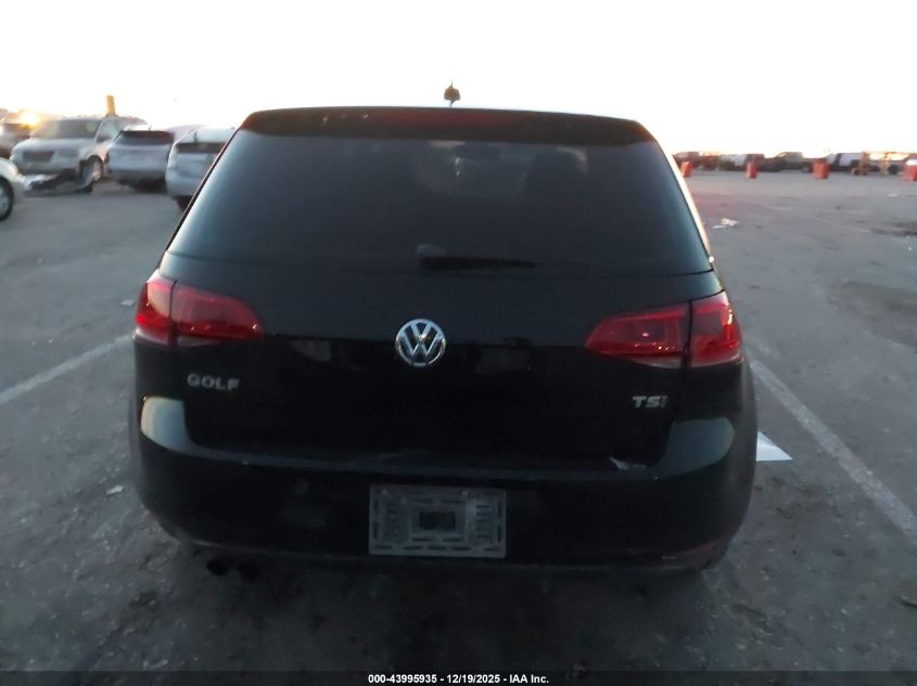 2017 Volkswagen Golf Tsi S 4-Door/Tsi Se 4-Door/Tsi Sel 4-Door/Tsi Wolfsburg Edition 4-Door VIN: 3VW217AU3HM045004 Lot: 43995935