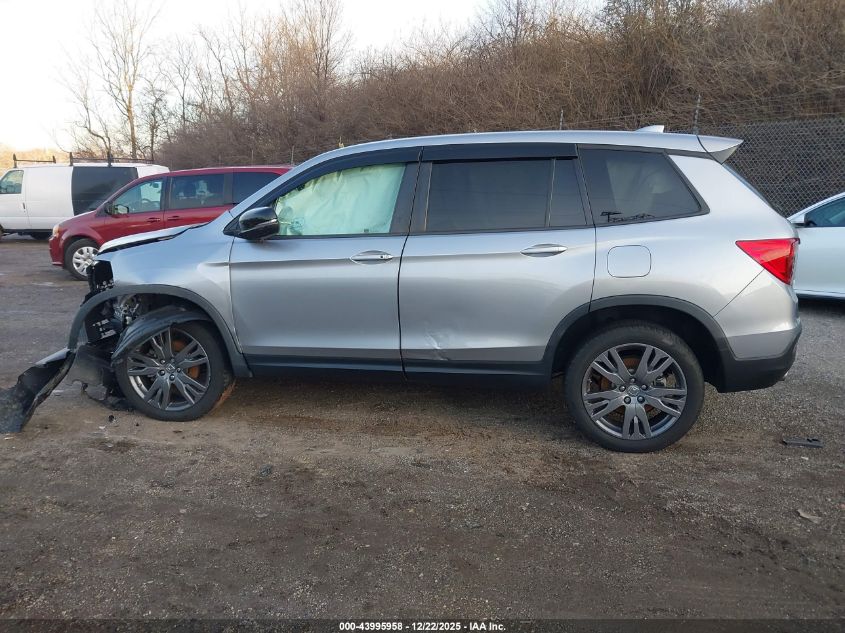 2021 Honda Passport Awd Ex-L VIN: 5FNYF8H54MB007766 Lot: 43995958