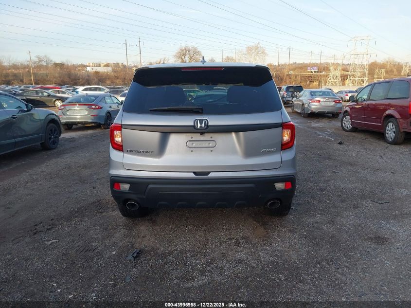 2021 Honda Passport Awd Ex-L VIN: 5FNYF8H54MB007766 Lot: 43995958