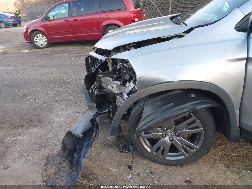 2021 Honda Passport Awd Ex-L VIN: 5FNYF8H54MB007766 Lot: 43995958