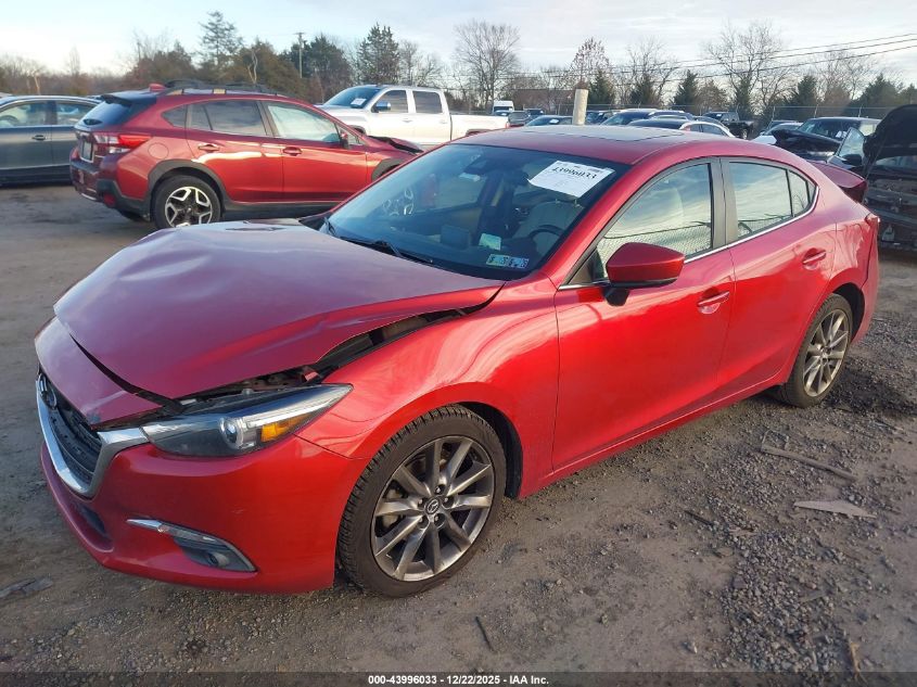 2018 Mazda Mazda3 Grand Touring VIN: 3MZBN1W38JM207510 Lot: 43996033
