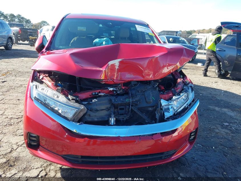 2023 Honda Odyssey Elite VIN: 5FNRL6H98PB015474 Lot: 43996040