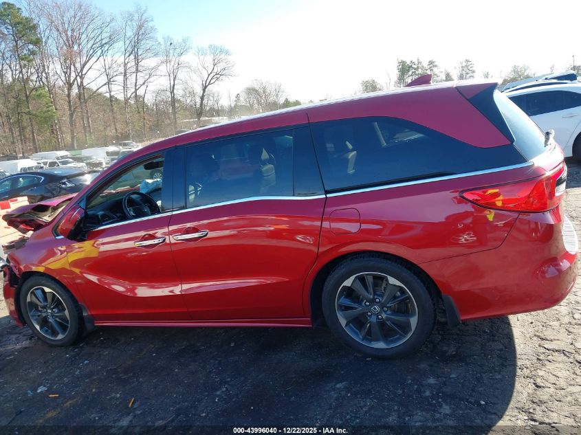 2023 Honda Odyssey Elite VIN: 5FNRL6H98PB015474 Lot: 43996040