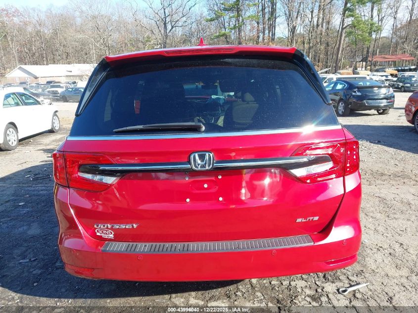 2023 Honda Odyssey Elite VIN: 5FNRL6H98PB015474 Lot: 43996040