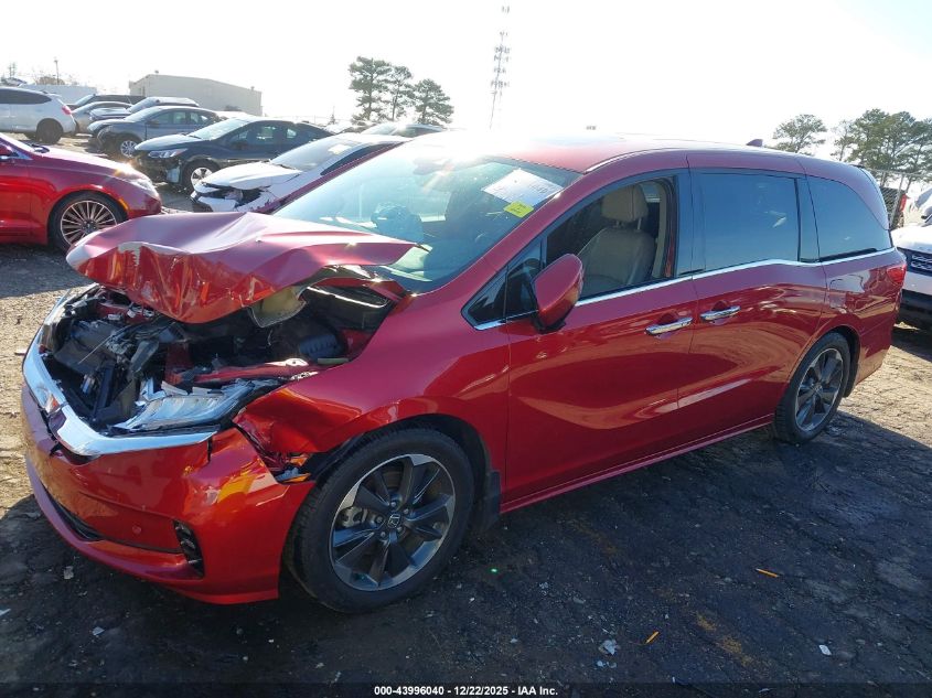 2023 Honda Odyssey Elite VIN: 5FNRL6H98PB015474 Lot: 43996040