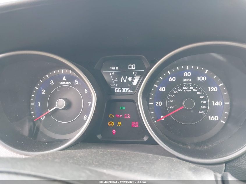 2014 Hyundai Elantra Se VIN: 5NPDH4AE9EH500454 Lot: 43996041