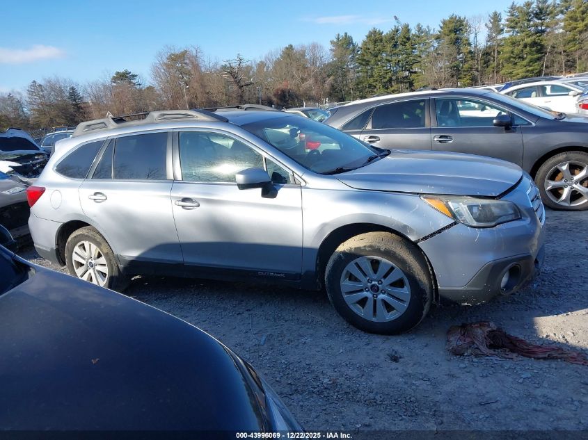 2015 Subaru Outback 2.5I Premium VIN: 4S4BSBDC0F3251073 Lot: 43996069