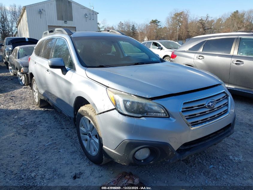 2015 Subaru Outback 2.5I Premium VIN: 4S4BSBDC0F3251073 Lot: 43996069