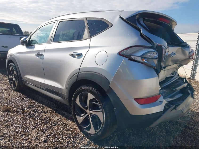 2017 Hyundai Tucson Limited VIN: KM8J33A27HU339495 Lot: 43996093