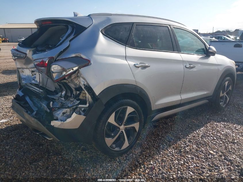 2017 Hyundai Tucson Limited VIN: KM8J33A27HU339495 Lot: 43996093