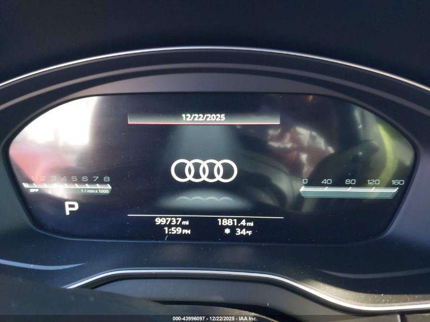 2022 Audi Sq5 Premium Plus Tfsi Quattro Tiptronic VIN: WA1B4AFY4N2037526 Lot: 43996097