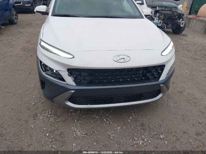 2022 Hyundai Kona Limited VIN: KM8K53A3XNU894685 Lot: 43996151
