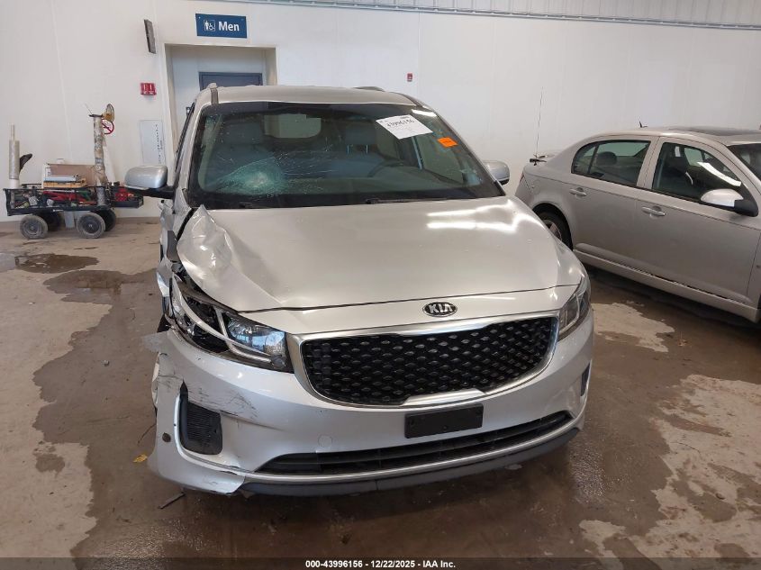 2016 Kia Sedona Lx VIN: KNDMB5C17G6119006 Lot: 43996156