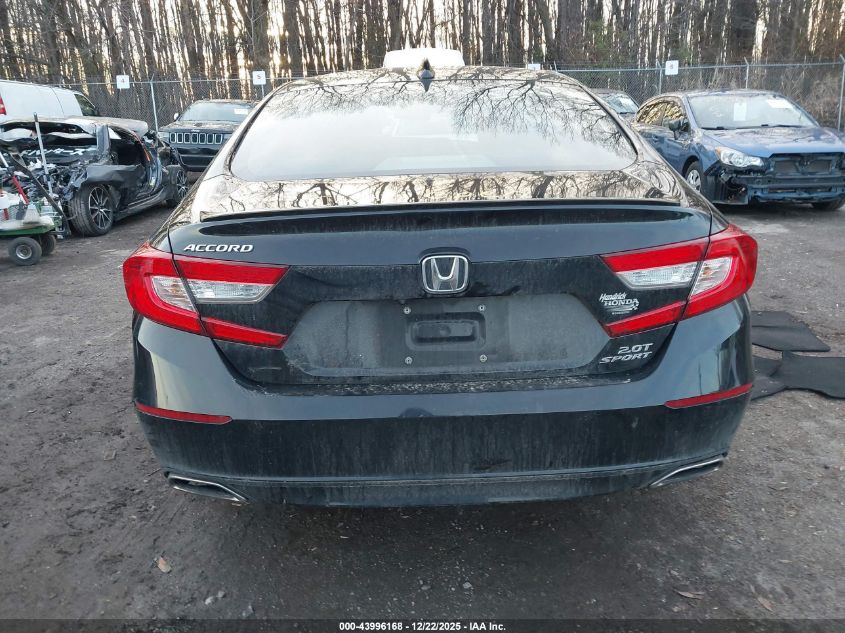 2019 Honda Accord Sport 2.0T VIN: 1HGCV2F37KA002709 Lot: 43996168