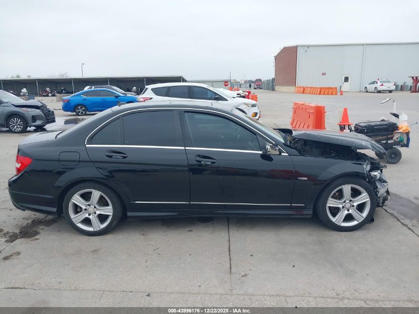 2012 Mercedes-Benz C 250 Sport VIN: WDDGF4HB9CR215084 Lot: 43996176