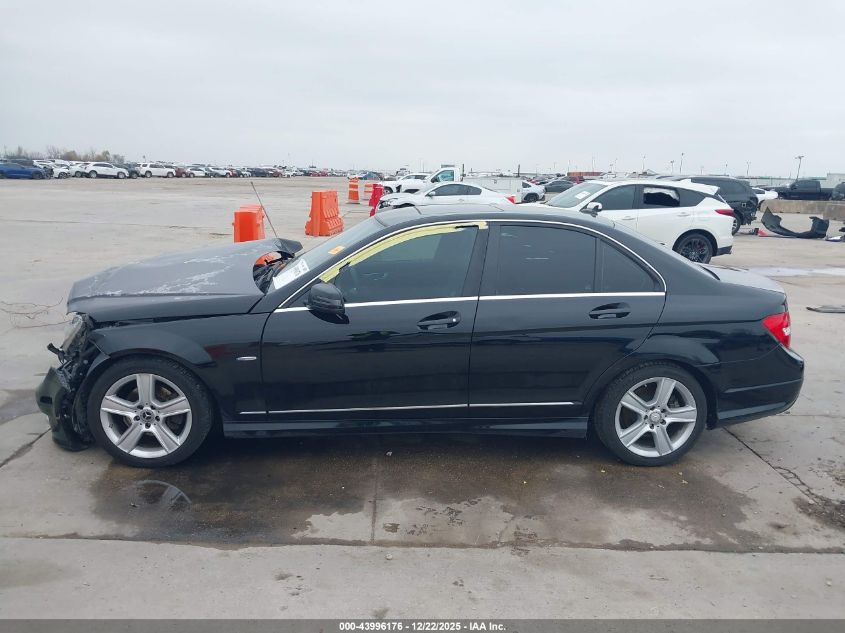 2012 Mercedes-Benz C 250 Sport VIN: WDDGF4HB9CR215084 Lot: 43996176