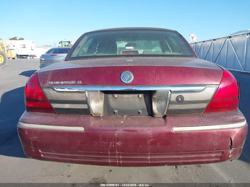 2007 Mercury Grand Marquis Gs VIN: 2MEFM74V07X619270 Lot: 43996181