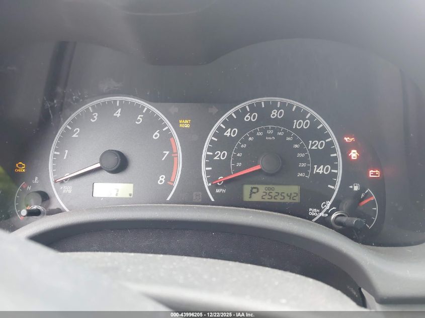 2009 Toyota Corolla VIN: 1NXBU40EX9Z087617 Lot: 43996205