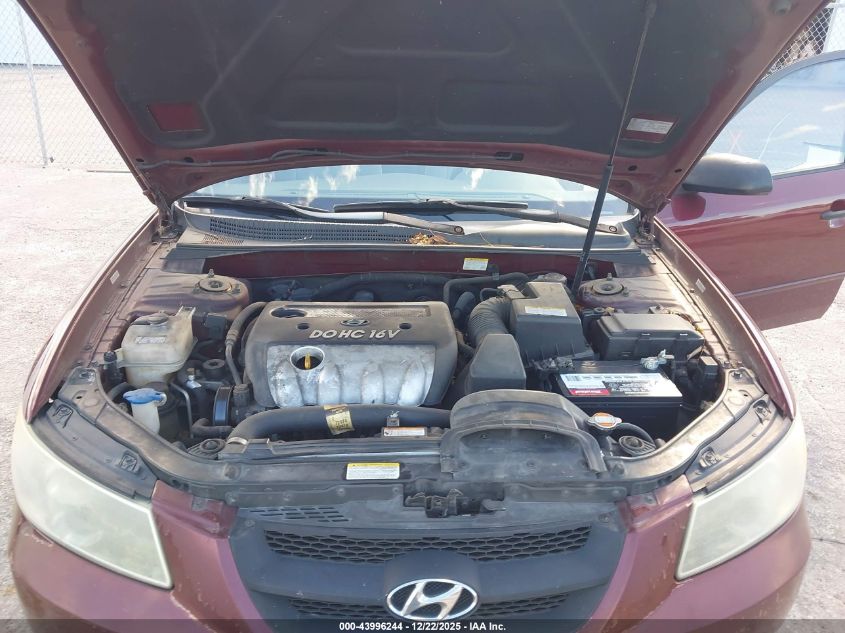 2008 Hyundai Sonata Gls VIN: 5NPET46C18H344814 Lot: 43996244