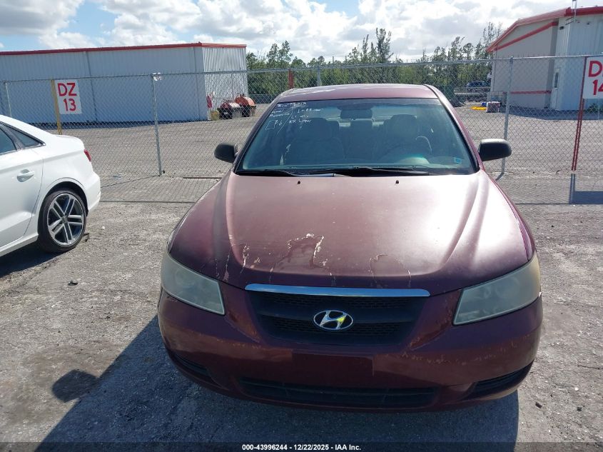 2008 Hyundai Sonata Gls VIN: 5NPET46C18H344814 Lot: 43996244