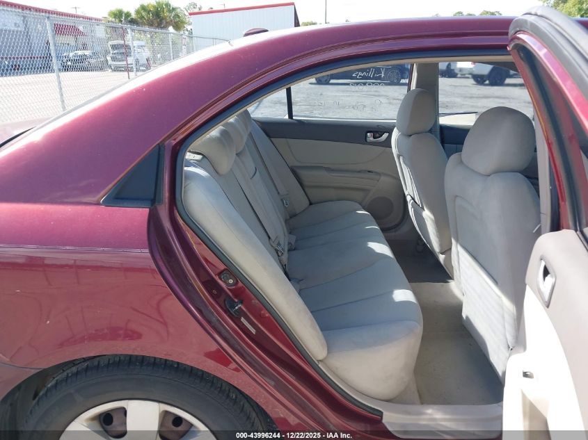 2008 Hyundai Sonata Gls VIN: 5NPET46C18H344814 Lot: 43996244