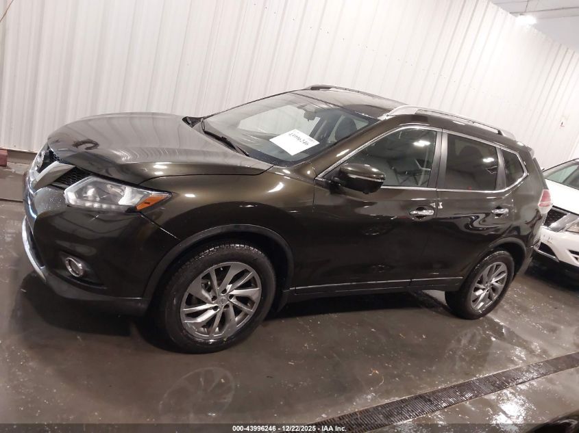 2015 Nissan Rogue Sl VIN: 5N1AT2MV4FC774123 Lot: 43996246