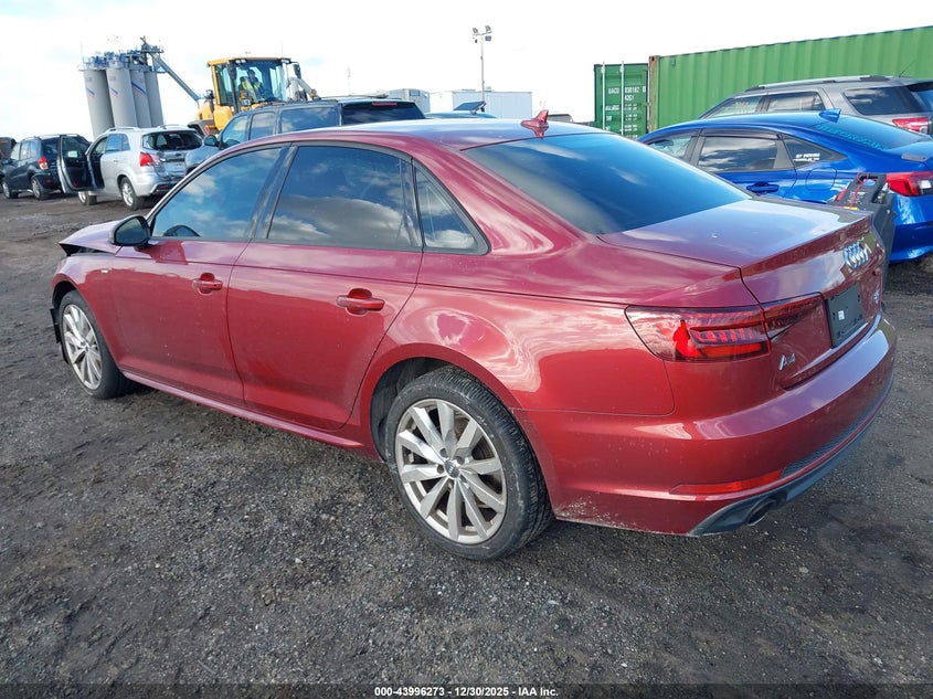 2018 Audi A4 2.0T Tech Ultra Premium/2.0T Ultra Premium