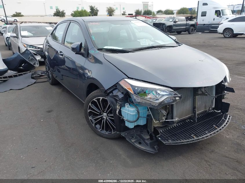 2016 Toyota Corolla S Premium VIN: 5YFBURHE0GP405955 Lot: 43996286