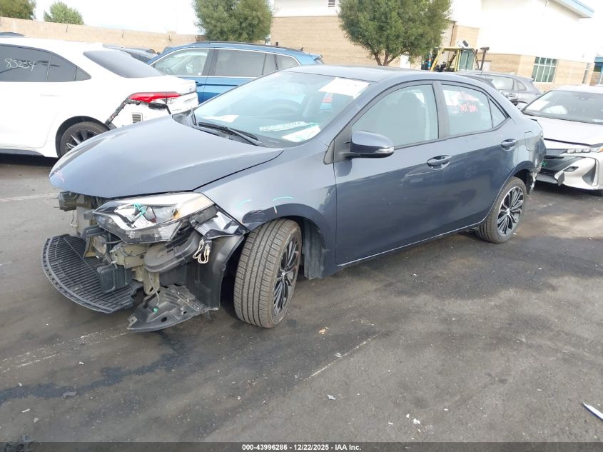 2016 Toyota Corolla S Premium VIN: 5YFBURHE0GP405955 Lot: 43996286