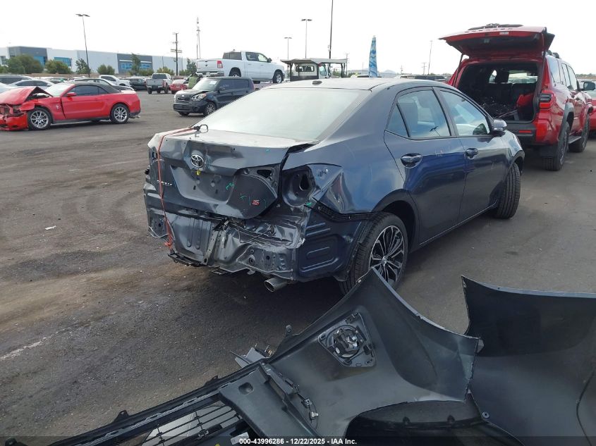 2016 Toyota Corolla S Premium VIN: 5YFBURHE0GP405955 Lot: 43996286