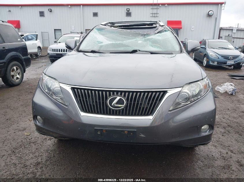 2012 Lexus Rx 350 VIN: 2T2BK1BA3CC139267 Lot: 43996329