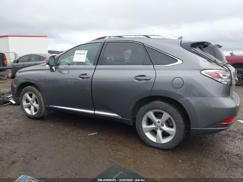 2012 Lexus Rx 350 VIN: 2T2BK1BA3CC139267 Lot: 43996329