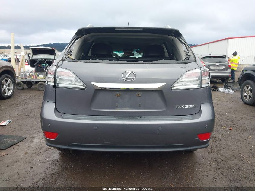 2012 Lexus Rx 350 VIN: 2T2BK1BA3CC139267 Lot: 43996329