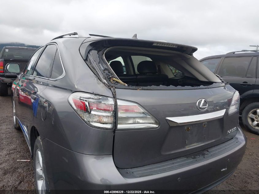 2012 Lexus Rx 350 VIN: 2T2BK1BA3CC139267 Lot: 43996329