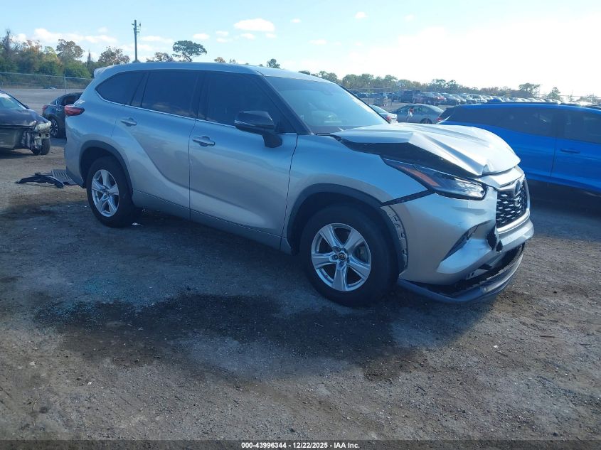 2021 Toyota Highlander L VIN: 5TDCZRAHXMS061130 Lot: 43996344