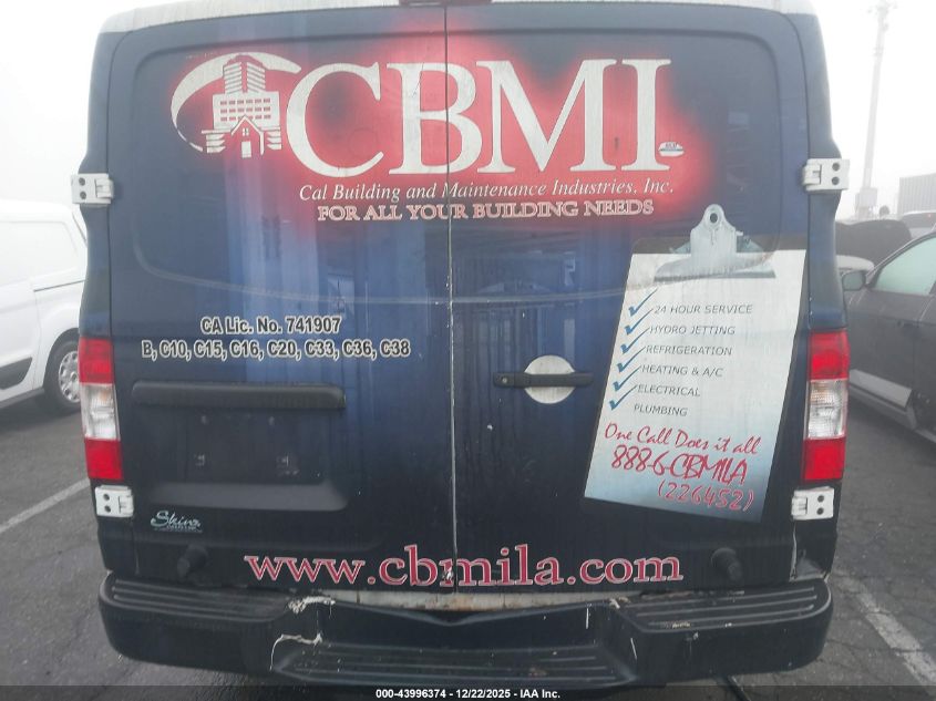 2016 Nissan Nv Cargo Nv2500 Hd S V6 VIN: 1N6BF0KY4GN813295 Lot: 43996374