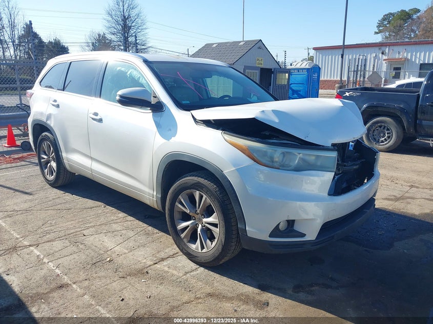 5TDKKRFH9FS068811 2015 Toyota Highlander Xle V6 auction photo 1