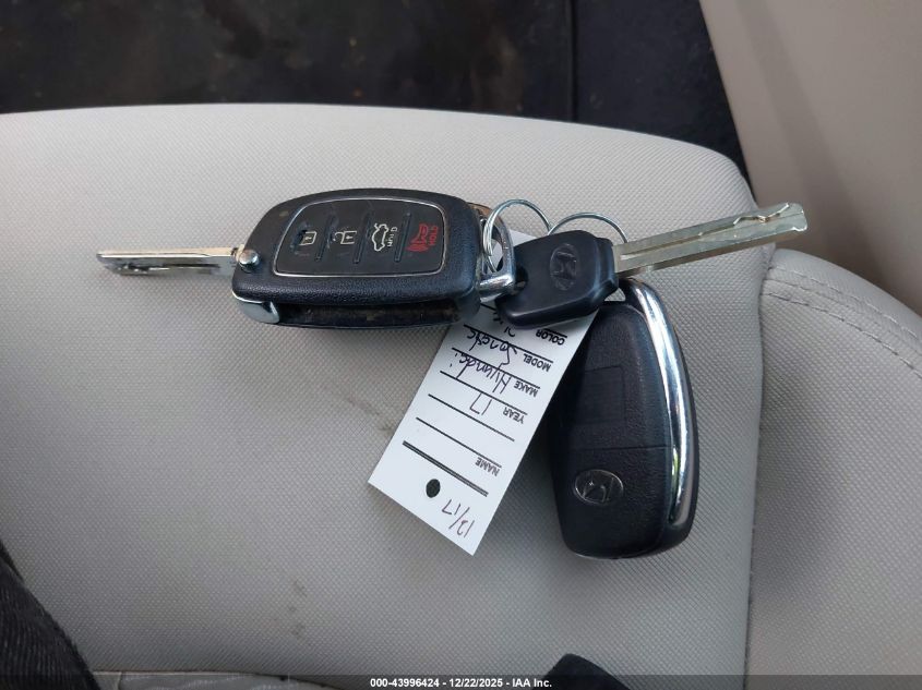 2017 Hyundai Sonata Se VIN: 5NPE24AFXHH446536 Lot: 43996424