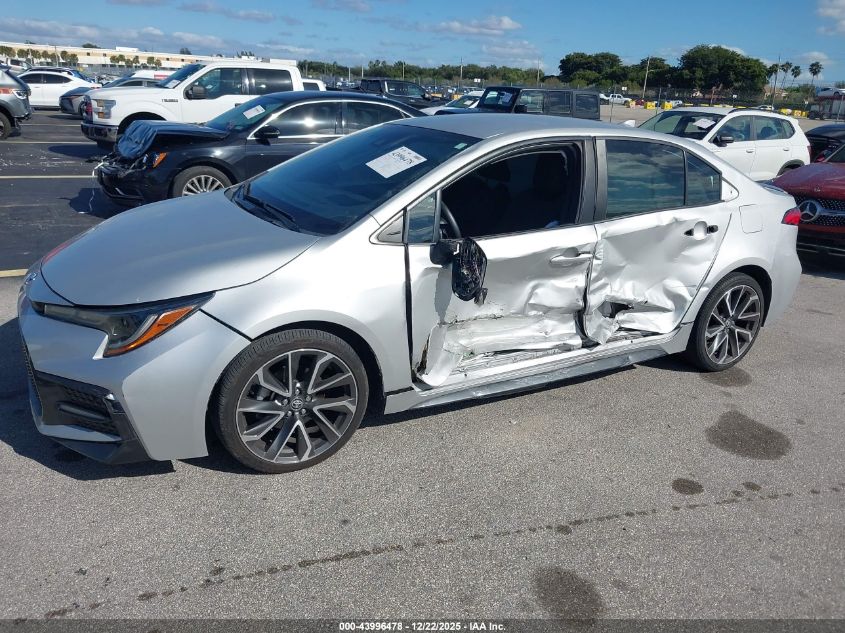 2022 Toyota Corolla Se VIN: 5YFS4MCE3NP105625 Lot: 43996478